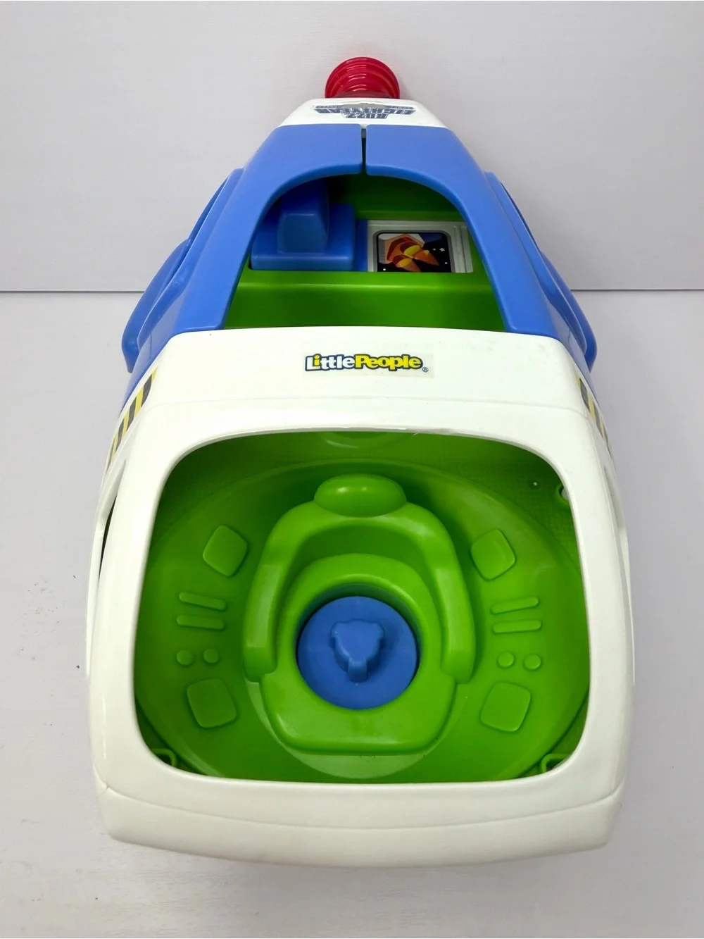 Fisher Price Little People Buzz Lightyear Spaceship Talking Rocket 2012 WORKS!